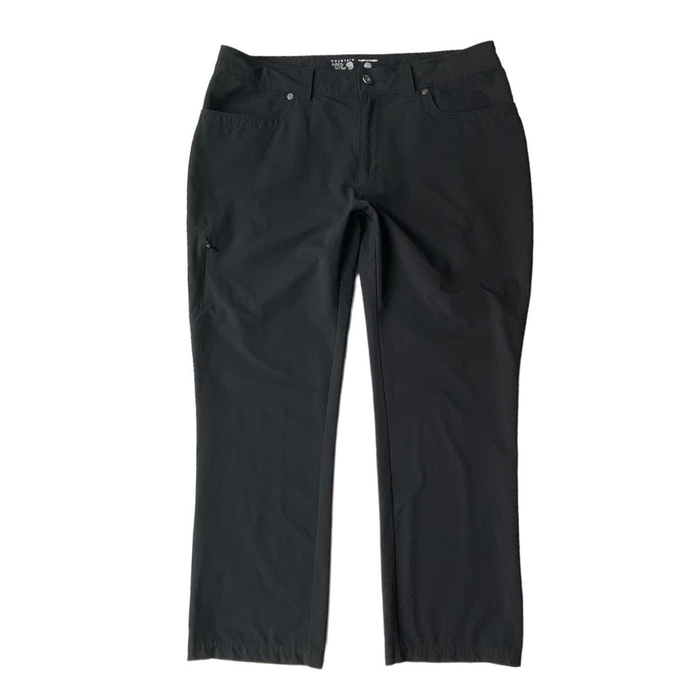 Mountain Hardwear Hiking Pants Womens Size 14 / 32 Nylon Black Outdoors Camping